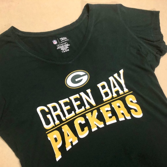 Green Bay Packers - NFL Women’s V-neck Tee 🏈 - Picture 2 of 4